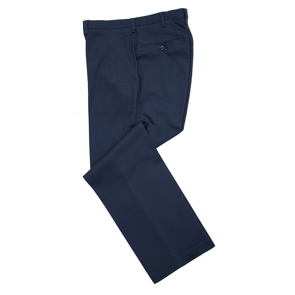 Men's Casual Flat Front Poly/Cotton Pant