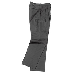 Men's Pleated Poly/Cotton Cargo Trousers