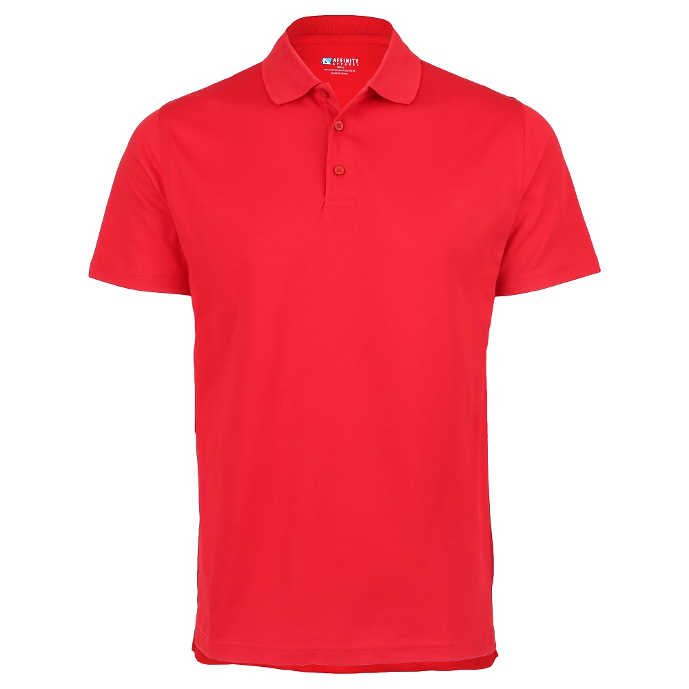 Affinity Men's Solid S/S Blend Polo